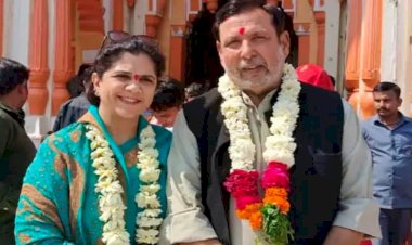 कांग्रेस नेता महेंद्र सिंह चौहान पर गंभीर आरोप: बैंक मैनेजर पत्नी बोलीं– IAS पति को छुड़वाकर की शादी, अब दिया धोखा; नेता का पलटवार– 15 साल से कर रही ब्लैकमेल