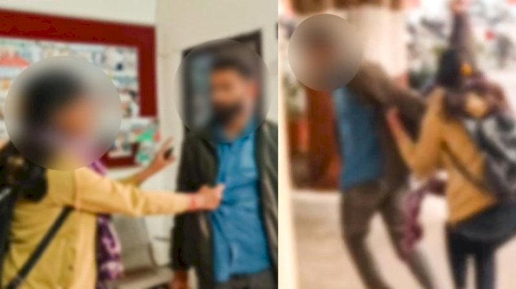 प्रेमी का कॉलर पकड़कर खींचते हुए एएसपी के केबिन में पहुंची युवती, ऑफिस से बाहर किया हंगामा; कहा- मुझे नजरअंदाज कर दूसरी लड़की से कर रहा है बात