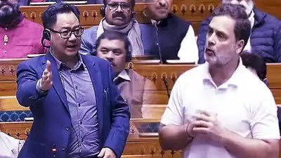 कांग्रेस नेता राहुल गांधी को 5 बजे तक अल्टीमेटम,  रिजीजू की चेतावनी—‘साक्ष्य दो या माफी मांगो’, सरकार लाएगी विशेषाधिकार हनन प्रस्ताव