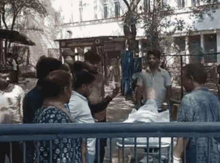 भोपाल एम्स से निकाले गए कर्मचारी ने किया सुसाइड:परिवार का आरोप— सुपरवाइजर की प्रताड़ना से था परेशान,पत्नी की साड़ी से लगाई फांसी