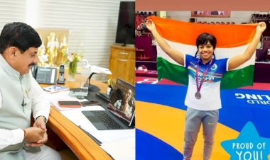 CM मोहन की पहल रंग लाई: युद्ध तनाव में फंसी खिलाड़ी प्रियांशी प्रजापत अल्बानिया से सुरक्षित लौटी