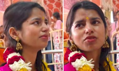 फफककर रो पड़ीं मैथिली ठाकुर, Video वायरल,मैं खुद को संभाल नहीं पाई...', जयपुर के मंदिर में अचानक रोने लगीं बिहार की विधायक