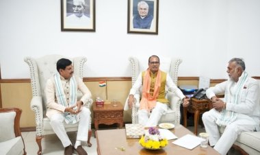 मोहन-शिवराज और प्रहलाद की दिल्ली में मीटिंग:दिल्ली में हुई मीटिंग, अब सरसों पर भावांतर का लाभ, तुअर की पूरी फसल खरीदेगी सरकार