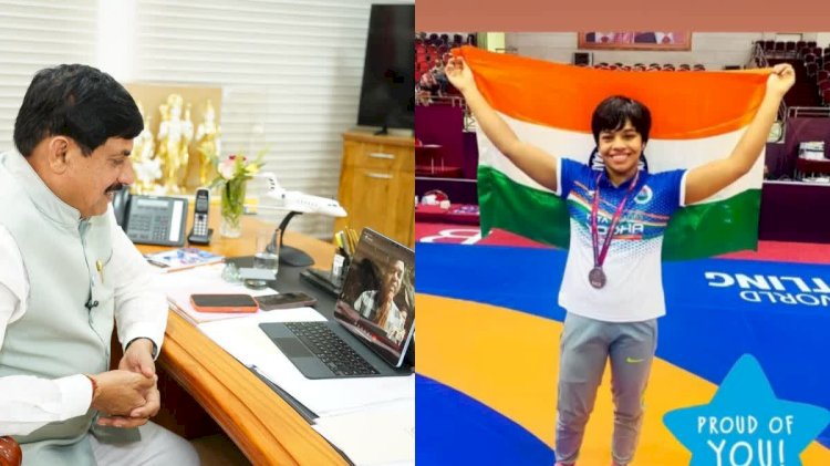 CM मोहन की पहल रंग लाई: युद्ध तनाव में फंसी खिलाड़ी प्रियांशी प्रजापत अल्बानिया से सुरक्षित लौटी