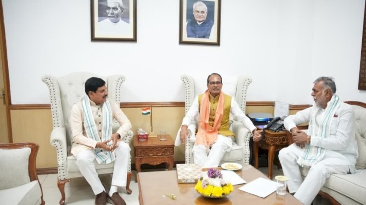 मोहन-शिवराज और प्रहलाद की दिल्ली में मीटिंग:दिल्ली में हुई मीटिंग, अब सरसों पर भावांतर का लाभ, तुअर की पूरी फसल खरीदेगी सरकार