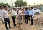 निर्माण कार्यों की गुणवत्ता और प्रगति पर सख्त नजर, नोडल अधिकारी ने किया मिनी स्टेडियम का निरीक्षण 