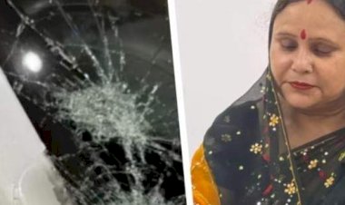 मेयर शोभा सतीश सिकरवार पर जानलेवा हमला, बदमाशों ने कार पर लोहे की रॉड मारी; पति कांग्रेस विधायक