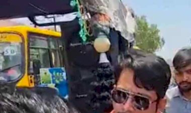 ट्रैक्टर लेकर विधानसभा पहुंचे MLA, पुलिस से झूमाझटकी; ‘नारी शक्ति वंदन’ पर हंगामा, कांग्रेस का तंज—‘शेरनी’ से हारकर लाए बिल’