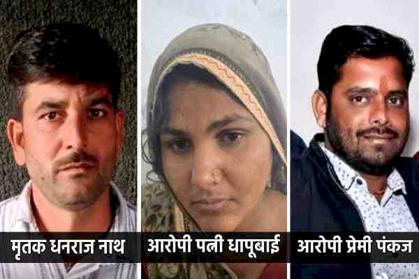 पत्नी ने रची कत्ल की साजिश: बॉयफ्रेंड संग मिलकर पति के किए टुकड़े, जलाकर JCB से दफनाया शव; बेटी ने खोला राज