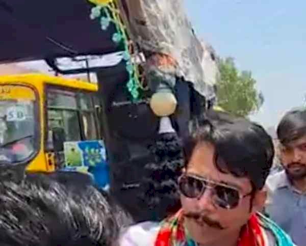 ट्रैक्टर लेकर विधानसभा पहुंचे MLA, पुलिस से झूमाझटकी; ‘नारी शक्ति वंदन’ पर हंगामा, कांग्रेस का तंज—‘शेरनी’ से हारकर लाए बिल’