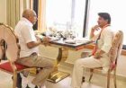 सिंधिया-खंडेलवाल की बंद कमरे में बैठक से गरमाई सियासत: एक घंटे की चर्चा के बाद बढ़े कयास, ‘कॉकरोच जनता पार्टी’ सवाल पर जवाब देने से बचे