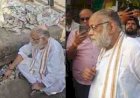 भाजपा विधायक उमाकांत शर्मा कचरे के ढेर पर ही बैठ गए-सिरोंज सब्जी मंडी में गंदगी और अतिक्रमण पर अधिकारियों को मौके पर बुलाया