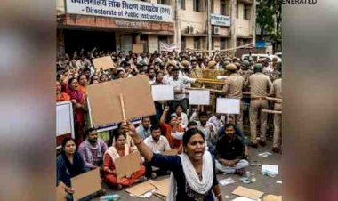 भड़का चयनित शिक्षकों का गुस्सा: 9 माह की देरी पर डीपीआई घेराव, 10,700 युवाओं का फूटा आक्रोश, कहा— आदेश जारी नहीं हुए तो आंदोलन होगा