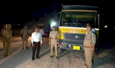 जालौन में अवैध खनन और ओवरलोडिंग पर प्रशासन का बड़ा एक्शन, 38 वाहन सीज, 54 के चालान से मचा हड़कंप