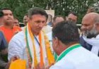 कांग्रेस MLA महेश और शहर अध्यक्ष भाटी का डांस वायरल :उज्जैन कांग्रेस शिविर में जीतू पटवारी बोले- दुपट्टा पहले रखो, बीजेपी षड्यंत्र करती है