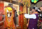 भोपाल में पीएम मोदी के 12 वर्ष पूरे होने पर विशेष पूजा, मंत्री विश्वास सारंग ने हनुमान मंदिर में भेंट की गदा