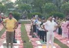 अंतर्राष्ट्रीय योग दिवस सप्ताह का भव्य शुभारंभ, स्वस्थ एवं निरोगी जीवन का दिया गया संदेश