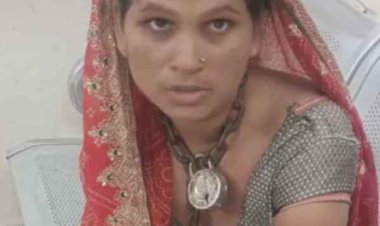 गले में जंजीर डाल खंभे से बांधा, गर्म सरिए से दागा: ताला तोड़ रात में 6 किमी पैदल चली महिला, बोली- पति ने क्रूरता की हद पार की