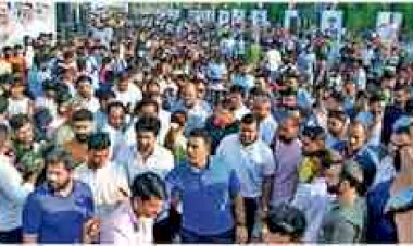 ग्वालियर में कांग्रेस की OTF मैराथन में हंगामा, जीतू पटवारी के सामने लगे मुर्दाबाद के नारे