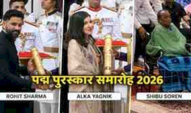 पद्म अवॉर्ड 2026: अलका याज्ञनिक ने छुए पीएम मोदी के पैर, ममूटी-आर माधवन समेत कई सितारों को मिला बड़ा सम्मान